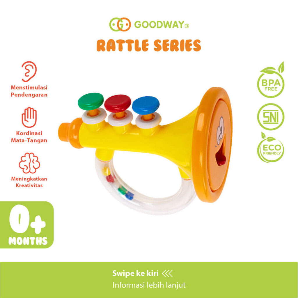GOODWAY RATTLE SERIES TRUMPET